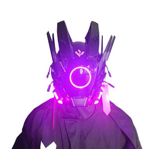 Masque Cyberpunk Techwear, accessoire de costume de cosplay futuriste - Product Image 1