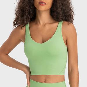 Personnalisé Nouveau Causal Spandex Nylon Yoga Soutien-Gorge Élégant Top Tendance Femmes Sport Soutien-Gorge Confortable Respirant Femmes Soutien-Gorge - Product Image 5