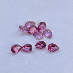 6mm 8mm 10mm <b>Natural</b> Pink Topaz Faceted Pear Cut Loose Gemstone Loose <b>Stones</b> for Jewelry Making High End Designer Luxury Fine - Product Image 2