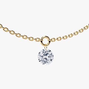 Pulsera de Plata 925 con Moissanita de 1.25 Ct, Estilo Vintage, Chapada en Oro Amarillo de 14k - Product Image 1