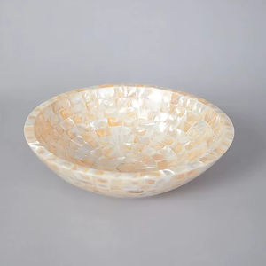 Bol et plateau de service en nacre de la meilleure qualité avec cuisine faite à la main, hôtel à domicile avec taille personnalisée à bas prix - Product Image 1