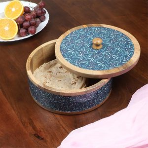 Caja Chapati impresa de madera Natural 100% de alta demanda con tapa de madera para fiestas, mesa de cena, uso de artículos de cocina de Hotel - Product Image 5