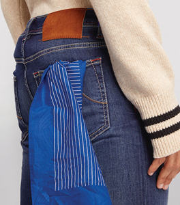 Pantalon en jean de style américain de qualité supérieure à prix réduit Pantalon en denim personnalisé de couleur bleue pour hommes Pantalon en denim personnalisé pour unisexe - Product Image 4