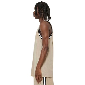 Camiseta Deportiva de Baloncesto para Hombre, Corte Ajustado, Color Sólido, Fabricada en Algodón, para Entrenamiento y Fitness - Product Image 2