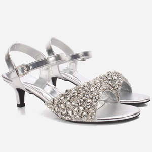 Sandales de mariage HARVA pour femmes, ornées de cristaux - Product Image 2
