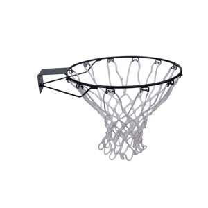 Panier de basketball Stag emblématique avec panneau et anneau réglables, accessoire de loisirs incluant le filet - Product Image 1
