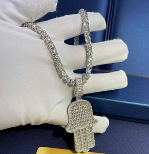 Personaliza tu Cadena Cubana en Oro Rosa de 14k con Diamantes VVS, Diseño Hip Hop de Última Tendencia para Bodas y Regalos - Product Image 6