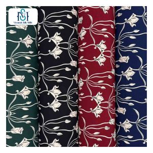 Fabricante de tela elástica de rayón personalizada, conjunto somalí de Dirac, tela de rayón 100%, tela de rayón Floral con estampado de viscosa para vestido - Product Image 3