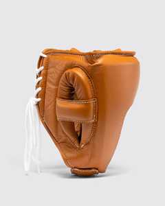 Mejor calidad Kickboxing Boxing Head Guard Cuero genuino Boxeo Half Face Protector Fighting Head Guard - Product Image 2