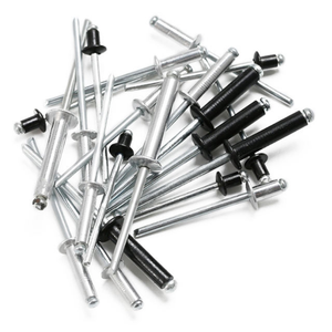 Rivet aveugle à extrémité ouverte en aluminium et acier inoxydable, longueur personnalisée, à tête fraisée plate - Product Image 1