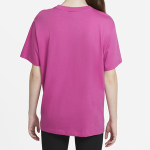 Camisetas de cuello redondo para mujer, de tela de algodón peinado suave, ligeras, a la moda, informales, de corte holgado, manga corta, diseño premium. - Product Image 2