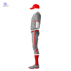 Logotipo personalizado, uniforme de béisbol ligero, uniforme de béisbol de gran tamaño a precio barato para unisex - Product Image 2
