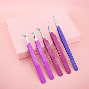 Pinzas de Alta Calidad para Extensión de Pestañas con Punta Fina, Curva de Luna, Clásicas, para Aislamiento, Volumen X y Pestañas Individuales - Product Image 1