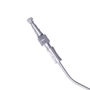 Tube d'aspiration dentaire en acier inoxydable, finition lisse durable, instrument réutilisable pour la chirurgie buccale, les procédures cliniques et l'usage quotidien - Product Image 2