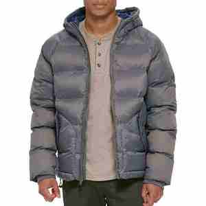 Veste bomber décontractée pour homme CCG4668 avec logo personnalisé, imperméable, épaisse, chaude, col montant, fermeture éclair, coupe ample, automne - Product Image 5