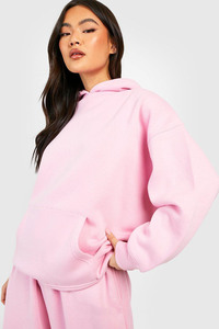 Venta al por mayor de chándal con capucha de gran tamaño de Algodón 100% con logotipo personalizado chándal hecho para mujeres - Product Image 4