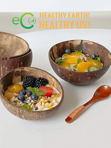 ¡Mejor vendido 2025! Tazones de cáscara de coco natural del fabricante para ensalada/tazón de coco Vietnam con logotipo y diseño personalizado a pedido - Product Image 5
