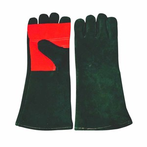 Reinforced Cowhide Split Leather Welding Gloves Industrial Safety Work Protection Flame Retardant Durable Firefighting Gloves - Product Image 2