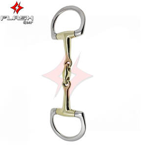 ชุดฝึกขี่ม้าสีทองเหลืองทรงไข่แบบคู่สำหรับขี่ม้าแบบอังกฤษมีความแข็งแรงทนทานและอ่อนโยน - Product Image 4