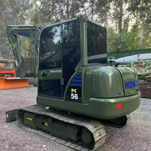 Excavadora Komatsu PC56 Usada con Sistema de Motor Estable, Excavadora Komatsu PC56-7 PC56-8 PC70 Usada, Equipo de Construcción en Venta - Product Image 1