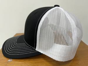 Make Your Branding with <b>Black</b>/ <b>White</b> 112 From Blank Custom Color Trucker Caps Outdoor Cheap Wholesale Promotional Brand Name - Product Image 3