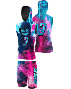 Uniforme de compression 7 sur 7 Jeux 7v7 Football Uniforme sublimé Industrie 7v7 Uniforme Maillot et short uniformes - Product Image 3