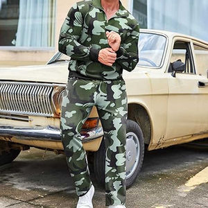 Conjunto de Sudadera y Pantalones Deportivos para Hombre, Precio Económico FOB, Invierno, 2 Piezas, Algodón Liso, Estilo Jogger, Tallas Grandes, Diseño Transpirable, Estilo Urbano - Product Image 5