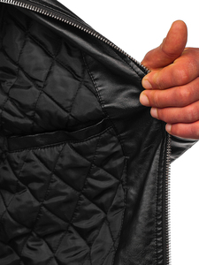 Genuine Leather <b>Biker</b> <b>Jacket</b> for Men - Product Image 6