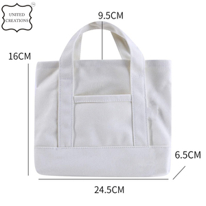 Bolsa de lona de algodón orgánico con logotipo personalizado impreso, bolsas reciclables reutilizables para la compra de comestibles - Product Image 6