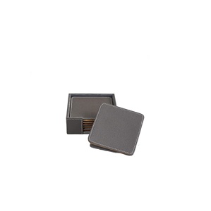Posavasos de cuero redondo con soporte para bebidas, utensilios de cocina, restaurantes y uso hecho a mano - Product Image 4
