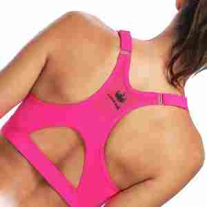 Vente en gros logo personnalisé haut élastique dos nu dos nu ensemble de soutien-gorge de sport de gymnastique respirant vêtements de fitness pour entraînement - Product Image 5