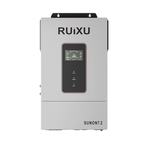 อินเวอร์เตอร์แบบออฟกริด RUiXU SUNON7.2 |   7,200 วัตต์ |   ระบบไฟฟ้าแบบแยกส่วน/เฟสเดียว |   120/240โวลต์ |   ระบบควบคุมการชาร์จแบบ Dual MPPT |   UL1741 |   สามารถวางซ้อนกันได้ถึง 43.2 กิโลวัตต์ |   3 ปี - Product Image 1