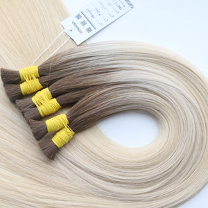 Extensions de cheveux en vrac de haute qualité cheveux vietnamiens Double noyer 100 grammes couleurs claires 24 pouces - Product Image 1