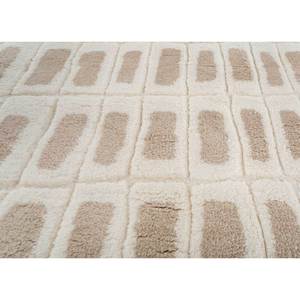 Alfombra de Lana Entropy Ivory, Grande, Tejida a Mano, Geométrica, 3D, Rectangular, AKWL-1907, para Sala de Estar, Pasillo, Habitación Modelo - Product Image 3