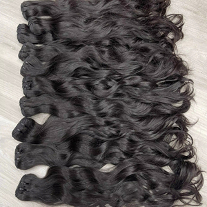 Venta de verano 2025, extensiones de cabello ondulado crudo vietnamita, cutícula alineada, sin cobertizo, sin enredos, envío directo - Product Image 1