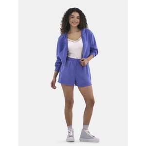 Pantalones cortos de entrenamiento de cintura alta para mujer, pantalones cortos transpirables de doble capa con bolsillos laterales para ocio al aire libre, Fitness, Yoga - Product Image 3