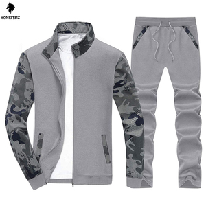 ชุดวอร์ม2ชิ้นสำหรับผู้ชายชุดวอร์มผ้าไนลอนทรงหลวมขนาดใหญ่น้ำหนักเบาออกแบบได้ตามต้องการ - Product Image 1