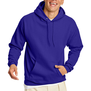 Vente en gros Pull-over à capuche en coton léger surdimensionné personnalisé pour hommes Sweats à capuche de base pour l'hiver teint uni pour hommes - Product Image 1