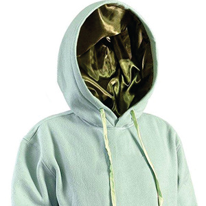 Sudadera con Capucha Personalizada con Forro de Satén, Sudadera de Algodón de Lujo, Gorro de Seda Rosa de Alta Calidad, Sudadera con Capucha para Hombre con Forro de Satén de Manga Larga - Product Image 6