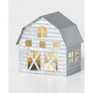 Casa Navideña de Hierro Galvanizado Hecha a Mano, Estilo Rústico Vintage, Ecológica, 100 Piezas, Decoración Navideña Personalizable para el Hogar - Product Image 2