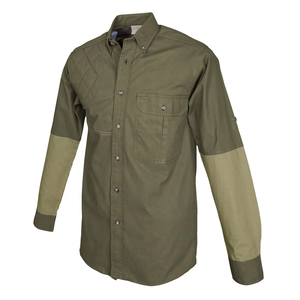 Chemise de chasse en plein air pour hommes 100% coton respirant léger évacuant l'humidité séchage rapide logo personnalisé commande personnalisée - Product Image 3