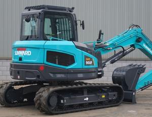 Excavadora SWE90UF de 9 Toneladas 2023 con Motor Yanmar y Orugas de Goma/Acero - Product Image 2