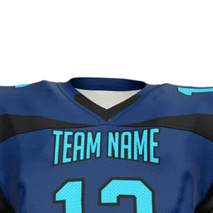 Personalizado al por mayor sublimado equipo de impresión juvenil universitario llano fútbol americano Jersey sublimación fútbol americano Jersey - Product Image 3