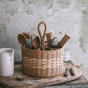 Cesta Ovalada de Ratán Ecológica Artex Green Earth, Cestas de Almacenamiento Hechas a Mano, Ratán Natural Moderno Multifuncional Hecho en Hanói - Product Image 2