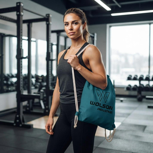 Wolson Industry Professional Weight Lifting Gym Duffel Bag Lightweight Durable Waterproof PU Material Eco-Friendly <b>Golf</b> - Product Image 4