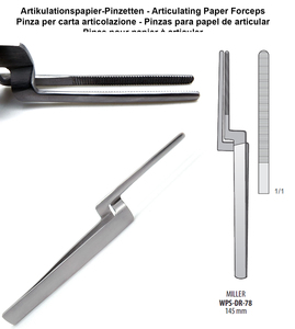 Juego de Pinzas para Papel de Articulación Dental, 2 Piezas, Rectas y Curvas, de Acero Inoxidable, Uso Dental Profesional, Autoclavables - Product Image 5