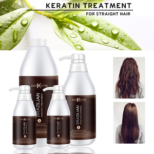Shampoo et revitalisant lissant à la kératine brésilienne, prix d'usine, sans formaldéhyde, traitement à la kératine pour les <span class=keywords><strong>cheveux</strong></span>, soin quotidien des <span class=keywords><strong>cheveux</strong></span> - Product Image 1