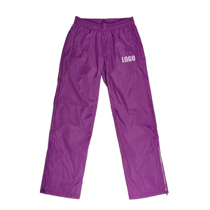 Waterproof Canvas Windbreaker Pants High Waist Casual Breathable Quick Dry Light Wash 100% Polyester for <b>Men's</b> Workouts - Product Image 5