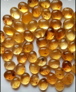 พลอยโมดาไวต์ธรรมชาติคุณภาพสูง รูปทรงผสมผสาน ขัดเรียบ รูปทรงคาโบชอง  HARI OM CREATIONS รับรองโดย IGI เครื่องประดับแฟชั่น - Product Image 3