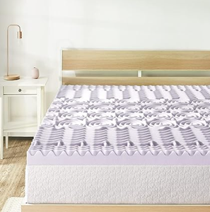 Hot Sale Lavender 5-Zone Memory Foam Topper Customized mattresses